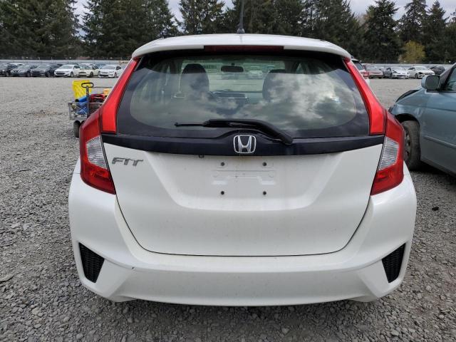 JHMGK5H55GX017446 - 2016 HONDA FIT LX WHITE photo 6