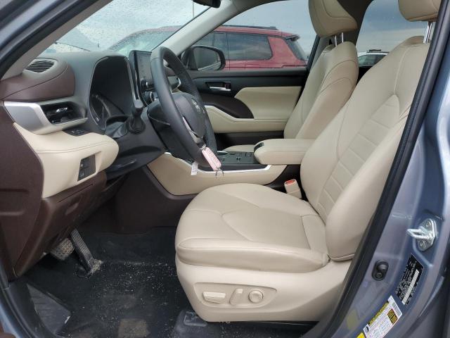 5TDGZRAH3NS102958 - 2022 TOYOTA HIGHLANDER XLE 银色 照片 7