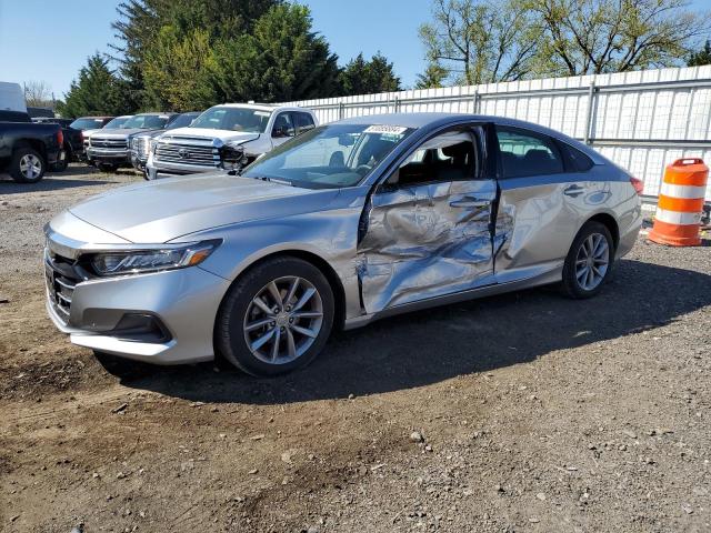 1HGCV1F13MA004467 - 2021 HONDA ACCORD LX SILVER photo 1