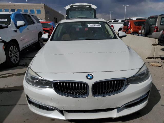 WBA3X9C56ED153175 - 2014 BMW 335 XIGT WHITE photo 5