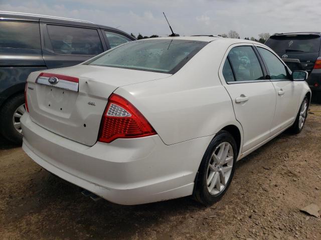 3FAHP0JA1CR396276 - 2012 FORD FUSION SEL WHITE photo 3