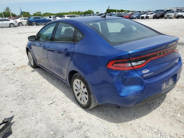 1C3CDFDH7ED868313 - 2014 DODGE DART SE AERO BLUE photo 2