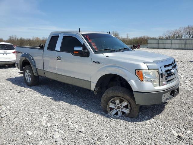 1FTPX14V29KC43204 - 2009 FORD F150 SUPER CAB SILVER photo 4