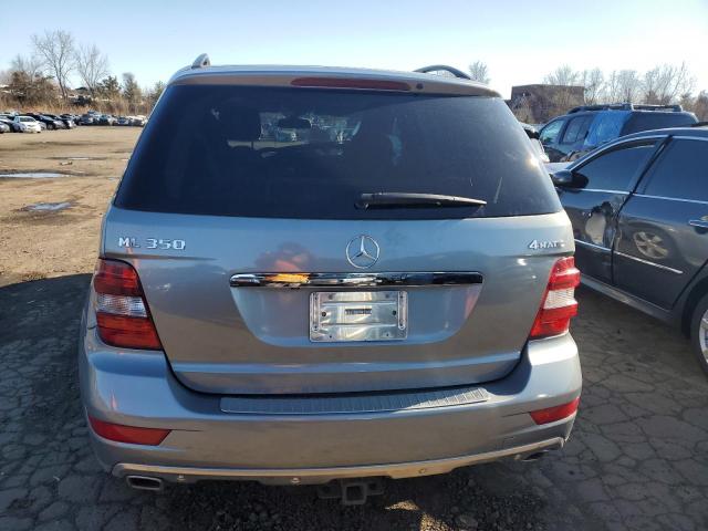 4JGBB8GB3BA730227 - 2011 MERCEDES-BENZ ML 350 4MATIC GRAY photo 6