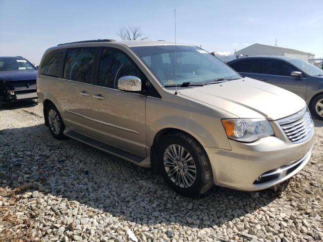 2C4RC1CG6DR564552 - 2013 CHRYSLER TOWN & COU TOURING L BEIGE photo 4