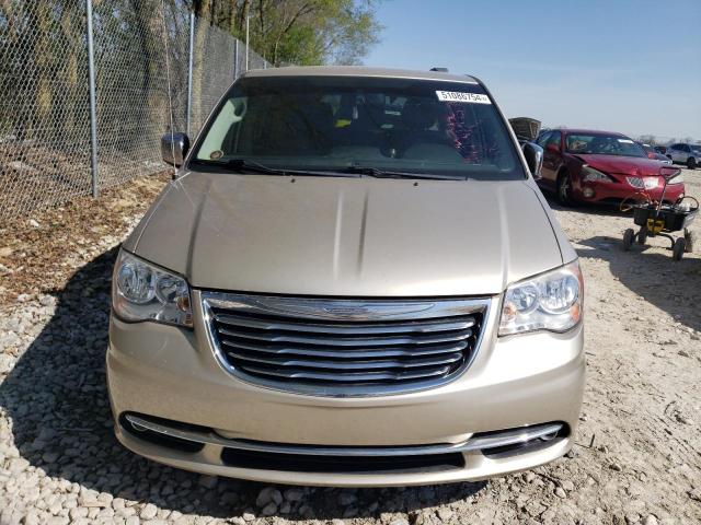 2C4RC1CG6DR564552 - 2013 CHRYSLER TOWN & COU TOURING L BEIGE photo 5