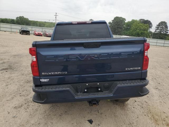 1GCPDBEK5NZ533277 - 2022 CHEVROLET SILVERADO K1500 CUSTOM BLUE photo 6