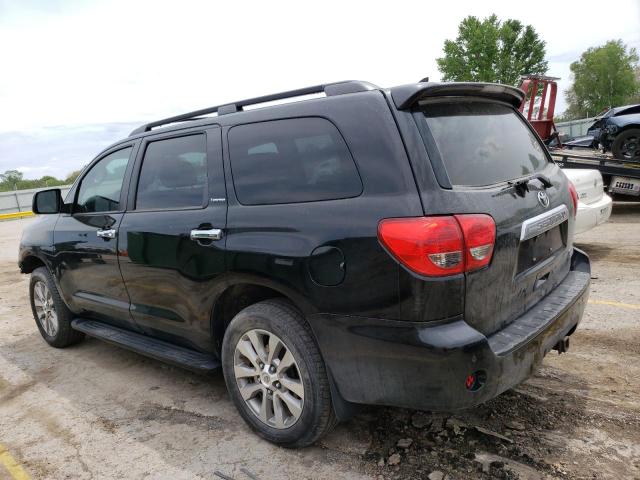 5TDKY5G1XBS036100 - 2011 TOYOTA SEQUOIA LIMITED BLACK photo 2