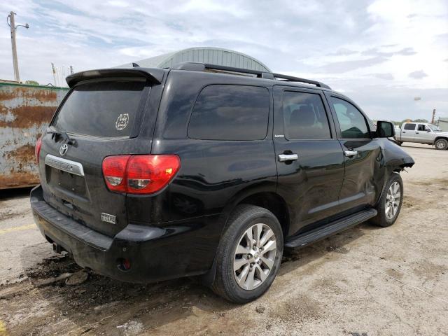 5TDKY5G1XBS036100 - 2011 TOYOTA SEQUOIA LIMITED BLACK photo 3