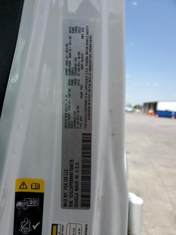 1C4JJXP68MW704678 - 2021 JEEP WRANGLER U SAHARA 4XE WHITE photo 13