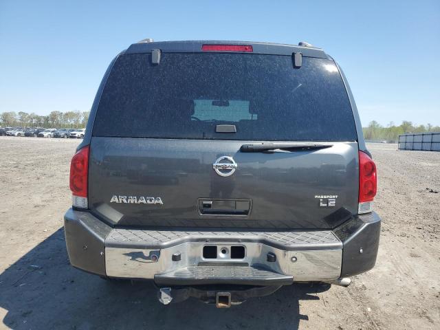 5N1BA08C97N700760 - 2007 NISSAN ARMADA SE GRAY photo 6