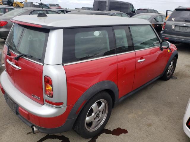 WMWML33599TX50653 - 2009 MINI COOPER CLUBMAN RED photo 3