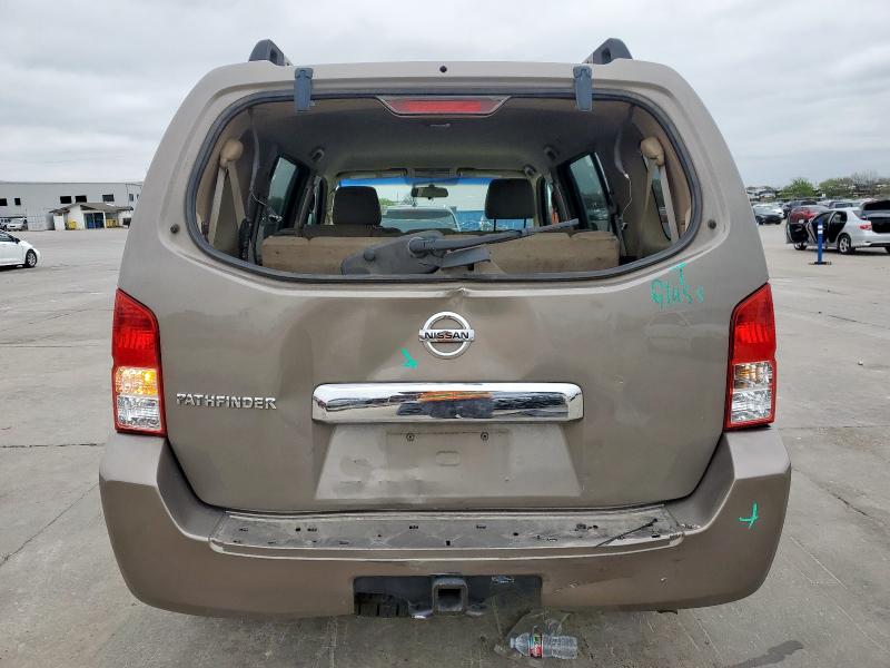 5N1AR18U17C637135 - 2007 NISSAN PATHFINDER LE თაფლისფერი ფოტო 6