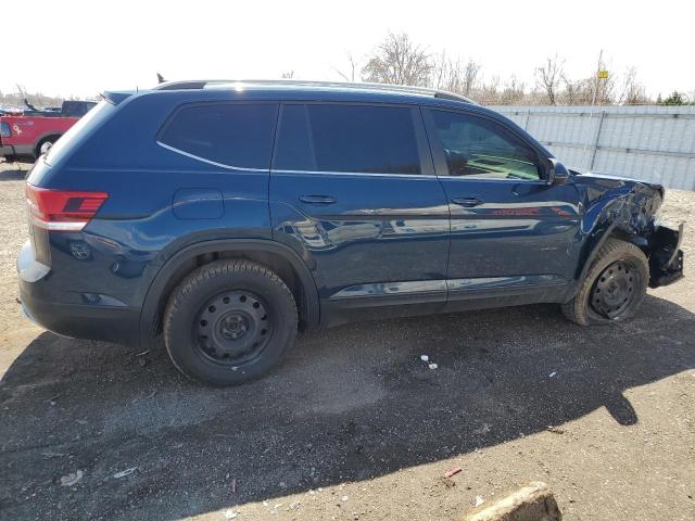 1V2LR2CA7JC558123 - 2018 VOLKSWAGEN ATLAS SE Azul foto 3