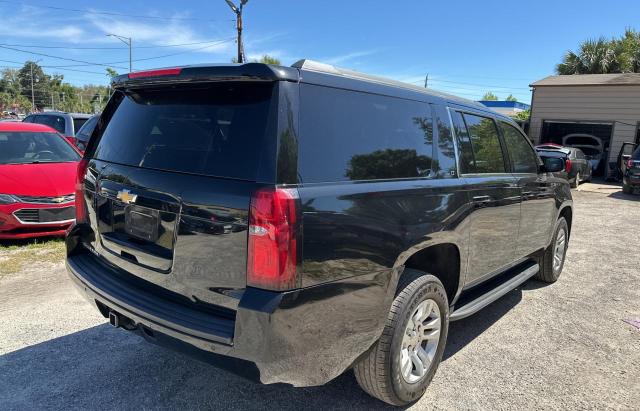 1GNSCHKC0JR349377 - 2018 CHEVROLET SUBURBAN C1500 LT BLACK photo 4