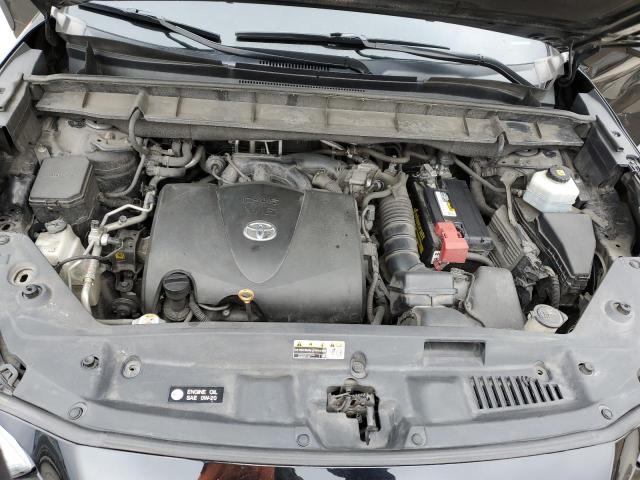 5TDGZRBH5MS061858 - 2021 TOYOTA HIGHLANDER XLE BLACK photo 12