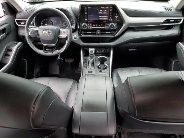 5TDGZRBH5MS061858 - 2021 TOYOTA HIGHLANDER XLE BLACK photo 8