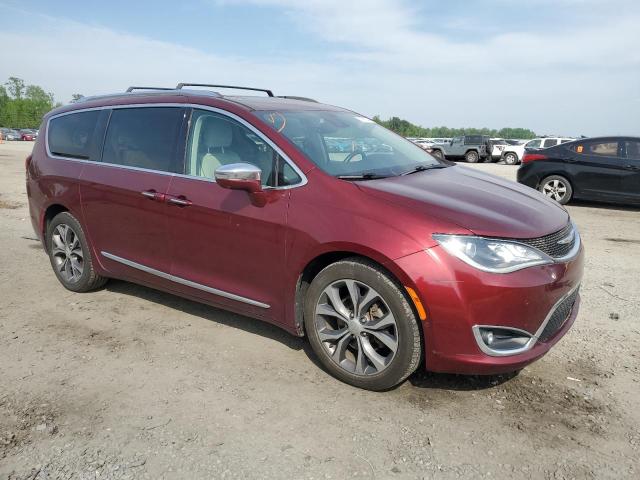 2C4RC1GGXHR527942 - 2017 CHRYSLER PACIFICA LIMITED BURGUNDY photo 4