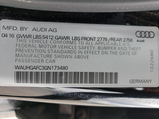 WAUHGAFC3GN173480 - 2016 AUDI A6 PRESTIGE Qara foto 12