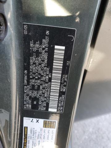 JTLKT324X64031036 - 2006 TOYOTA SCION XB 绿色 照片 13