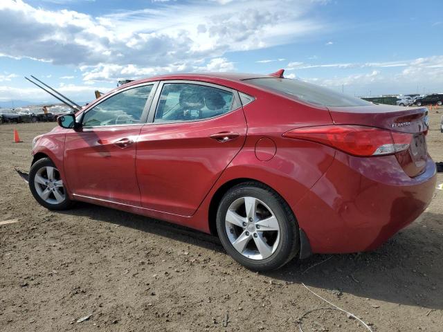 5NPDH4AEXDH420188 - 2013 HYUNDAI ELANTRA GLS RED photo 2