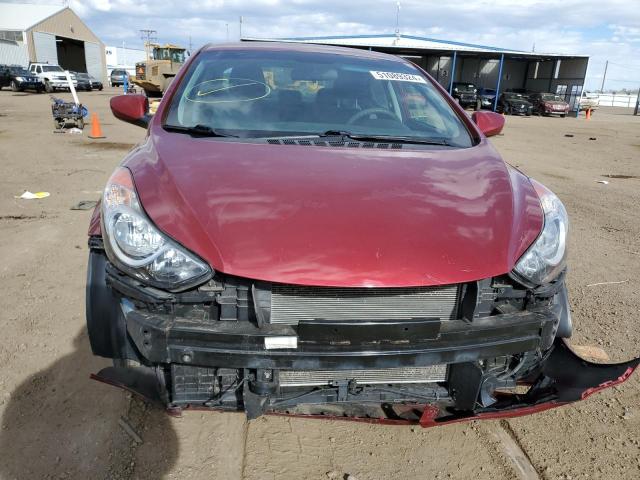 5NPDH4AEXDH420188 - 2013 HYUNDAI ELANTRA GLS RED photo 5