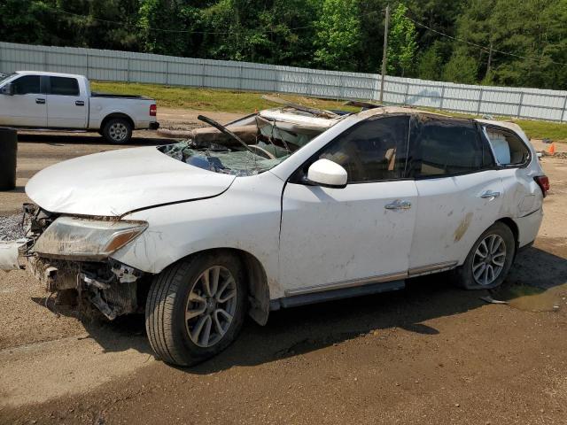 5N1AR2MN1DC643579 - 2013 NISSAN PATHFINDER S WHITE photo 1