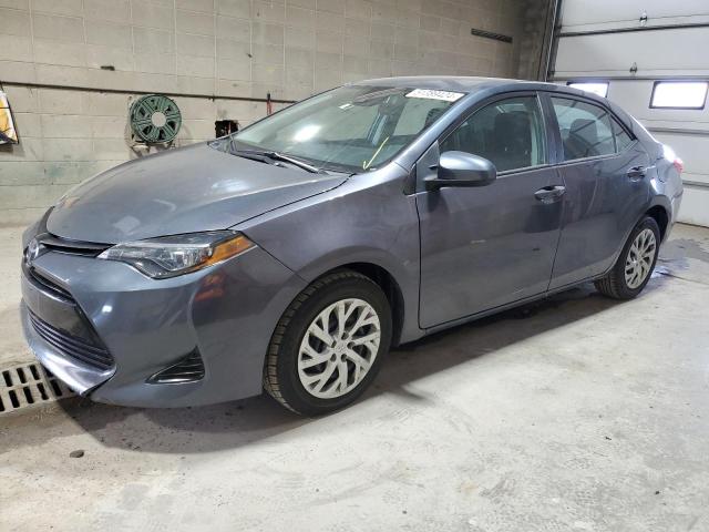 2T1BURHEXKC243289 - 2019 TOYOTA COROLLA L GRAY photo 1