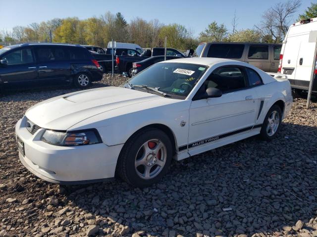 1FAFP406X4F218831 - 2004 FORD MUSTANG WHITE photo 1