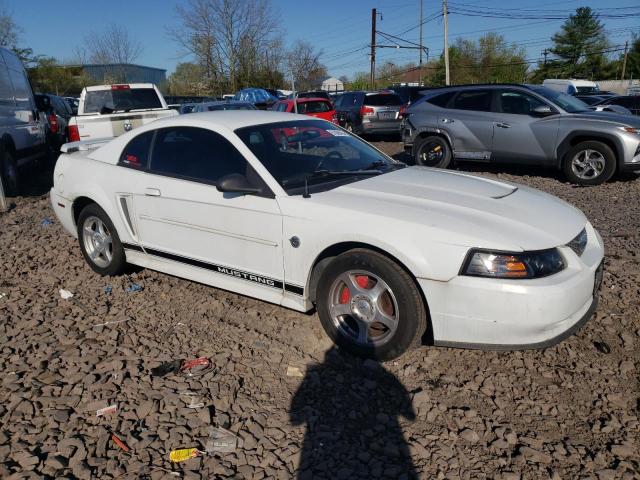 1FAFP406X4F218831 - 2004 FORD MUSTANG WHITE photo 4