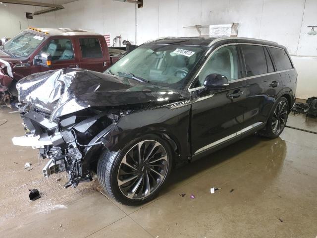 5LM5J7XC5MGL02255 - 2021 LINCOLN AVIATOR RESERVE BLACK photo 1