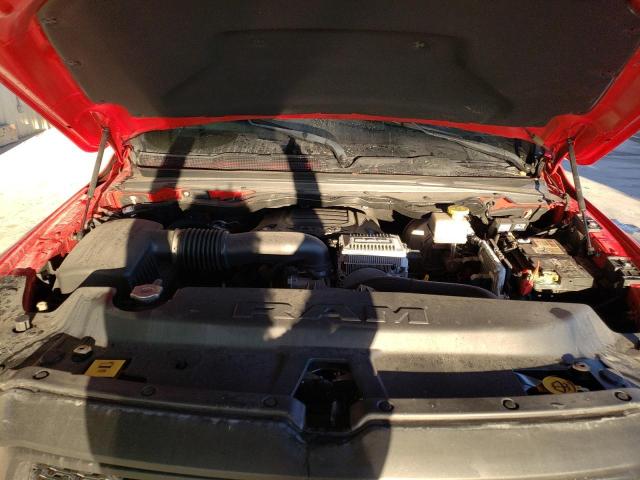 1C6RRELT7KN526638 - 2019 RAM 1500 REBEL RED photo 11