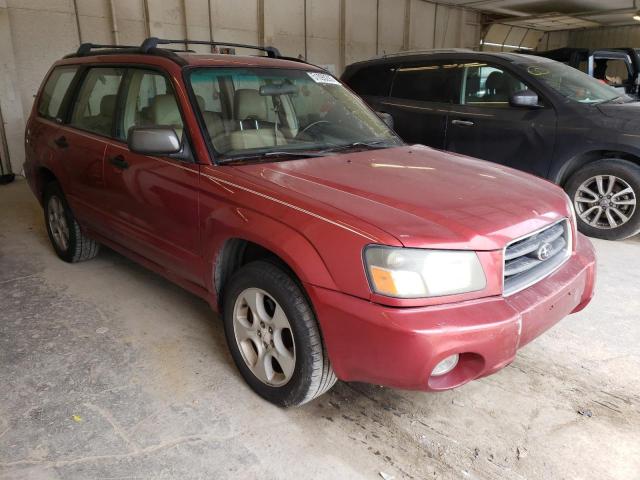 JF1SG65693H720543 - 2003 SUBARU FORESTER 2.5XS მუქწითელი ფოტო 4