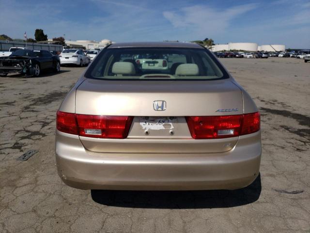 1HGCM56465A172447 - 2005 HONDA ACCORD LX GOLD photo 6