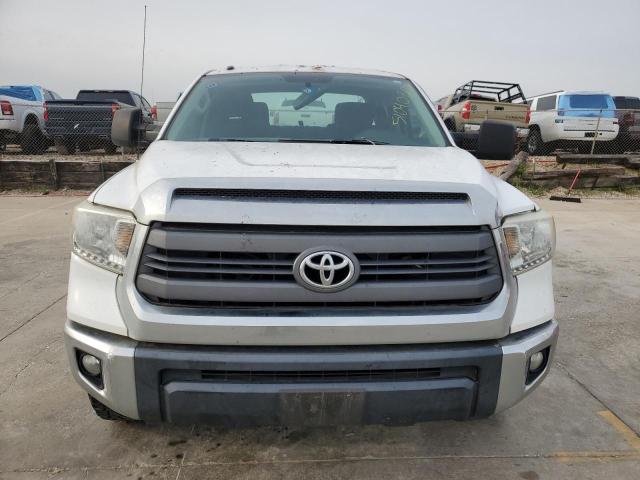 5TFRY5F19EX156520 - 2014 TOYOTA TUNDRA DOUBLE CAB SR/SR5 WHITE photo 5