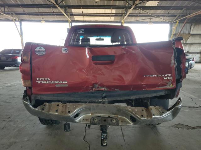 5TETU62N38Z561432 - 2008 TOYOTA TACOMA PRERUNNER ACCESS CAB RED photo 6