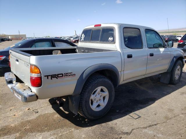 5TEGN92N84Z413173 - 2004 TOYOTA TACOMA DOUBLE CAB PRERUNNER SILVER photo 3
