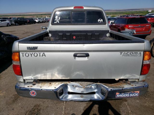 5TEGN92N84Z413173 - 2004 TOYOTA TACOMA DOUBLE CAB PRERUNNER SILVER photo 6