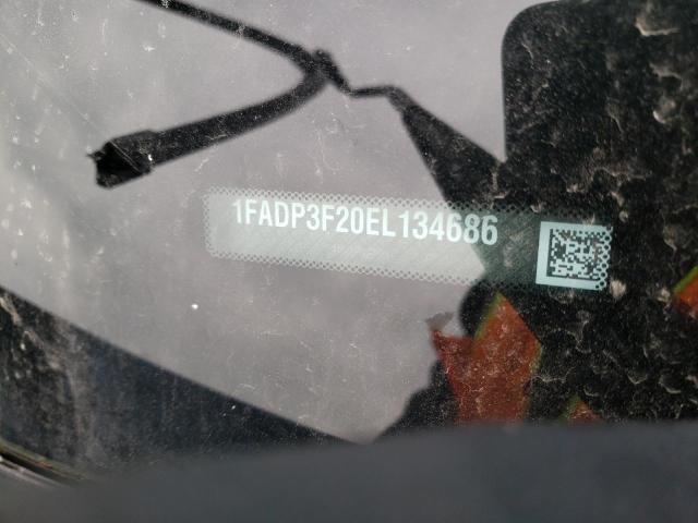 1FADP3F20EL134686 - 2014 FORD FOCUS SE BLUE photo 12