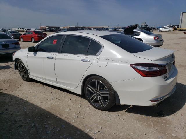 1HGCR2F58GA123715 - 2016 HONDA ACCORD SPORT WHITE photo 2