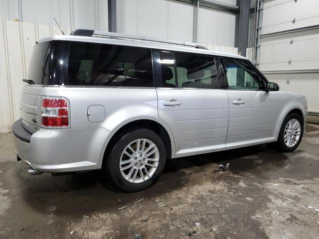 2FMHK6C82EBD30841 - 2014 FORD FLEX SEL SILVER photo 3