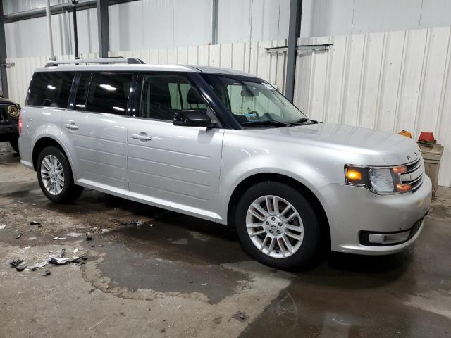 2FMHK6C82EBD30841 - 2014 FORD FLEX SEL SILVER photo 4