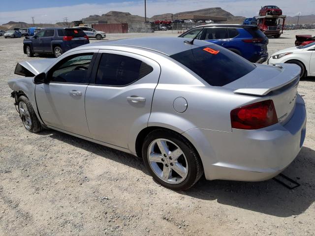 1C3CDZEG9CN215223 - 2012 DODGE AVENGER SXT SILVER photo 2