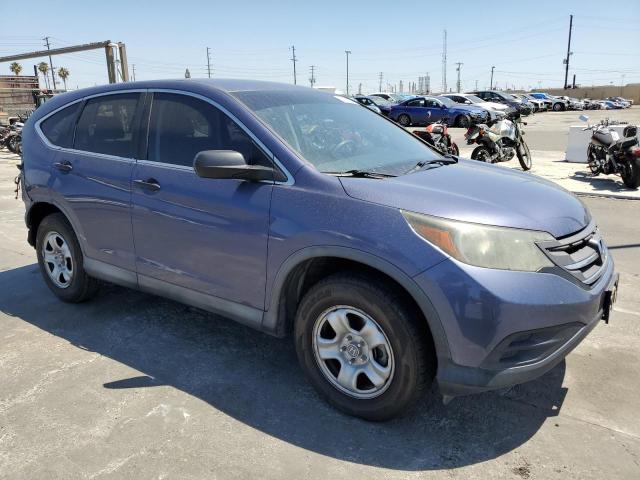 2HKRM3H31DH518493 - 2013 HONDA CR-V LX BLUE photo 4