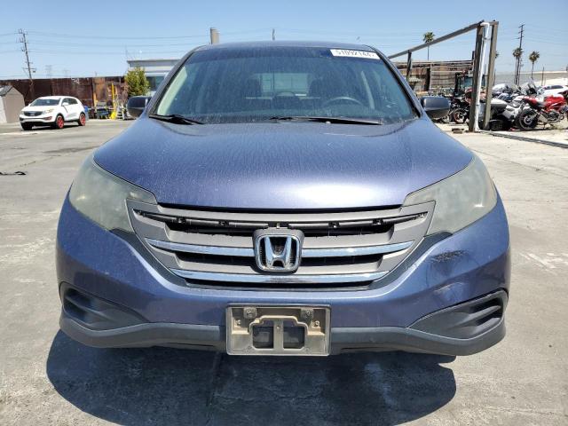 2HKRM3H31DH518493 - 2013 HONDA CR-V LX BLUE photo 5