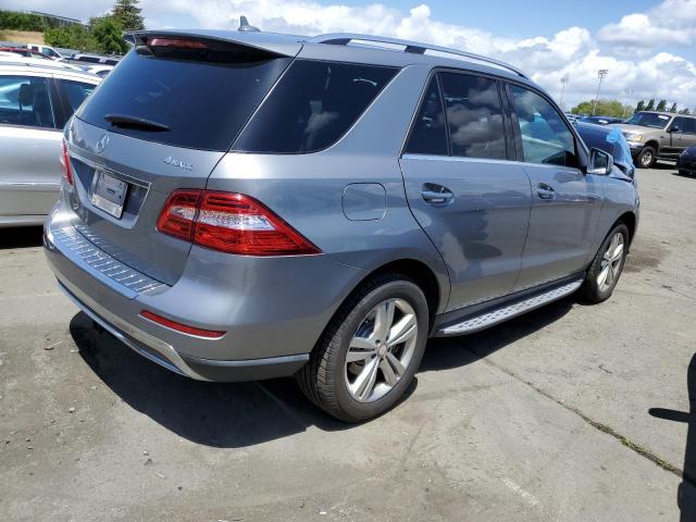 4JGDA5HB9EA359264 - 2014 MERCEDES-BENZ ML 350 4MATIC GRAY photo 3