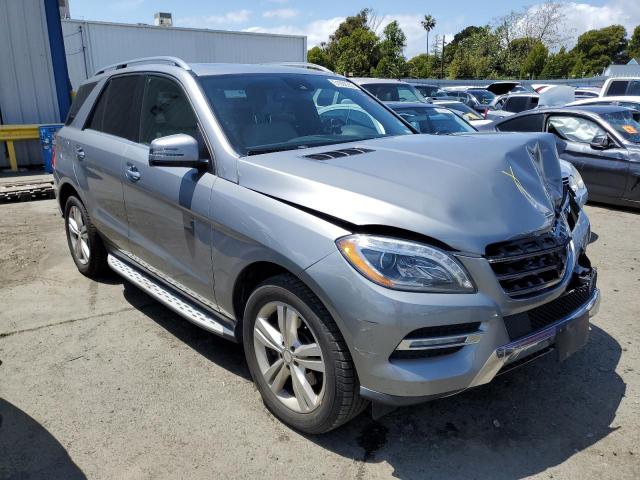 4JGDA5HB9EA359264 - 2014 MERCEDES-BENZ ML 350 4MATIC GRAY photo 4