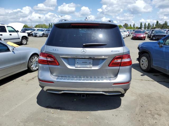 4JGDA5HB9EA359264 - 2014 MERCEDES-BENZ ML 350 4MATIC GRAY photo 6