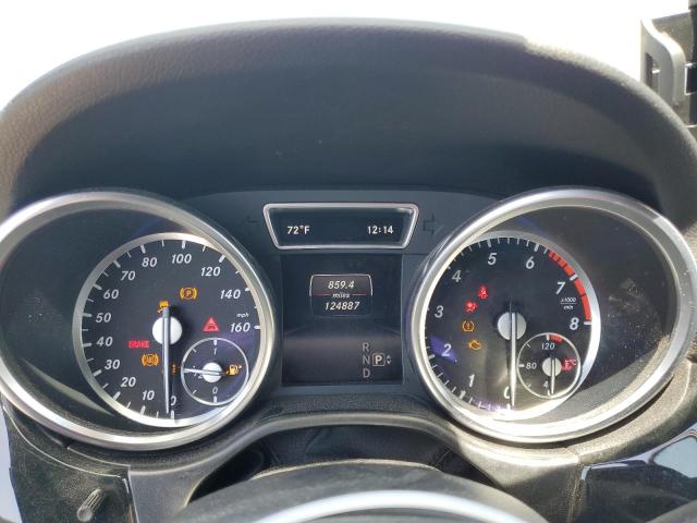 4JGDA5HB9EA359264 - 2014 MERCEDES-BENZ ML 350 4MATIC GRAY photo 9