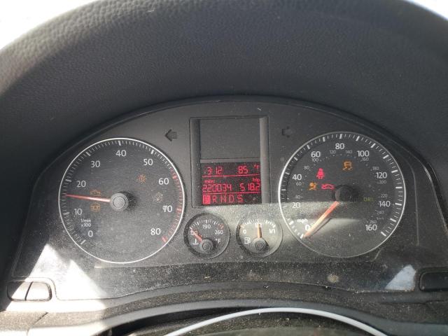 3VWEF71KX7M133849 - 2007 VOLKSWAGEN JETTA WOLFSBURG 银色 照片 9